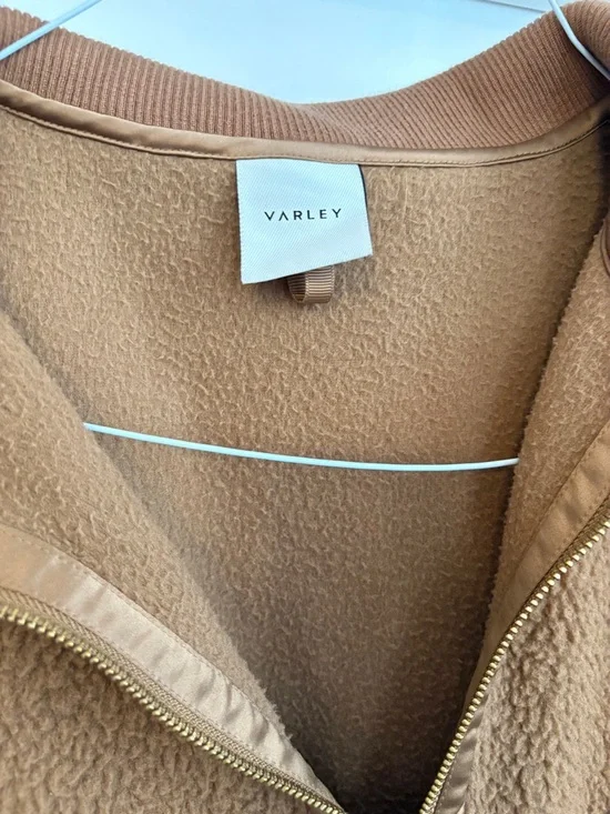 Varley Parnel Half-Zip Fleece Brown Women’s Medium Cozycore Luxe - Picture 4 of 8